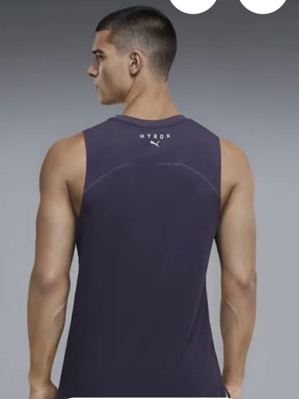 Puma  Hyrox Black Athletic Sleeveless Tank
